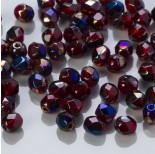 Zdjęcie - Fire Polish Blue Iris - Ruby (BR90100) 4mm